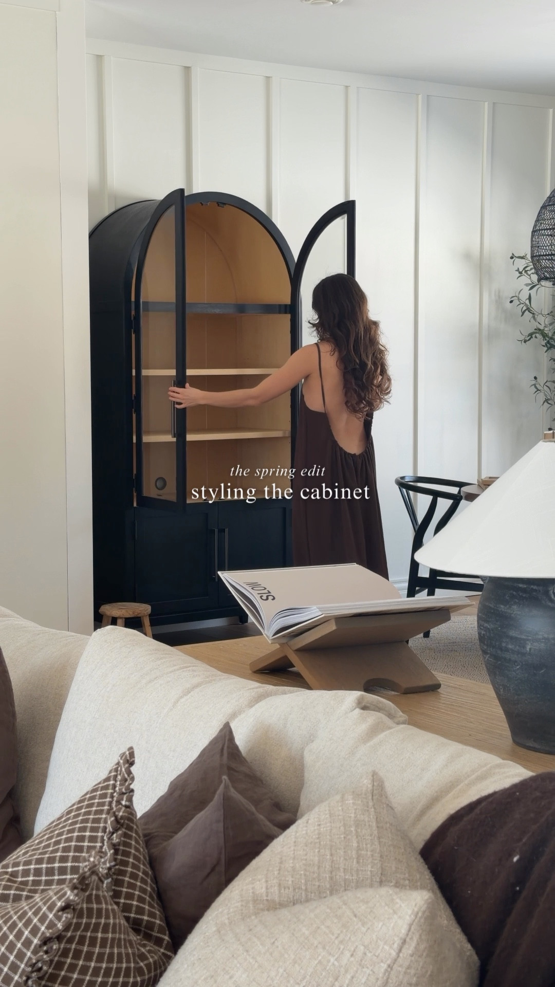 Minimal effort decorating is my specialty! 

I kept the cabinet simple. I used a few thrifted books, took the paper covers off, and faced the pages outward for that soft neutral look.

Then I layered in some texture with bowls, a little stacked art moment, and a few organic pieces. Nothing crazy, just small layers that make it feel a little more curated. 🤎


#LTKSaleAlert #LTKSpringSale #LTKHome