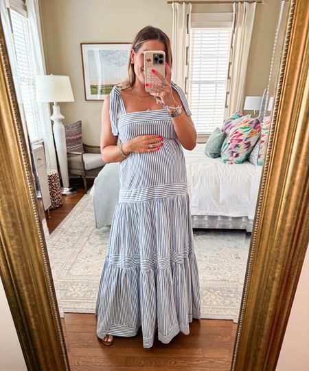 SHELBY15 for 15% off your Avara purchase through 5/15 //  pregnancy outfit inspo // wearing a small in all // this striped maxi is so cute on 

#LTKStyleTip #LTKFindsUnder100 #LTKBump