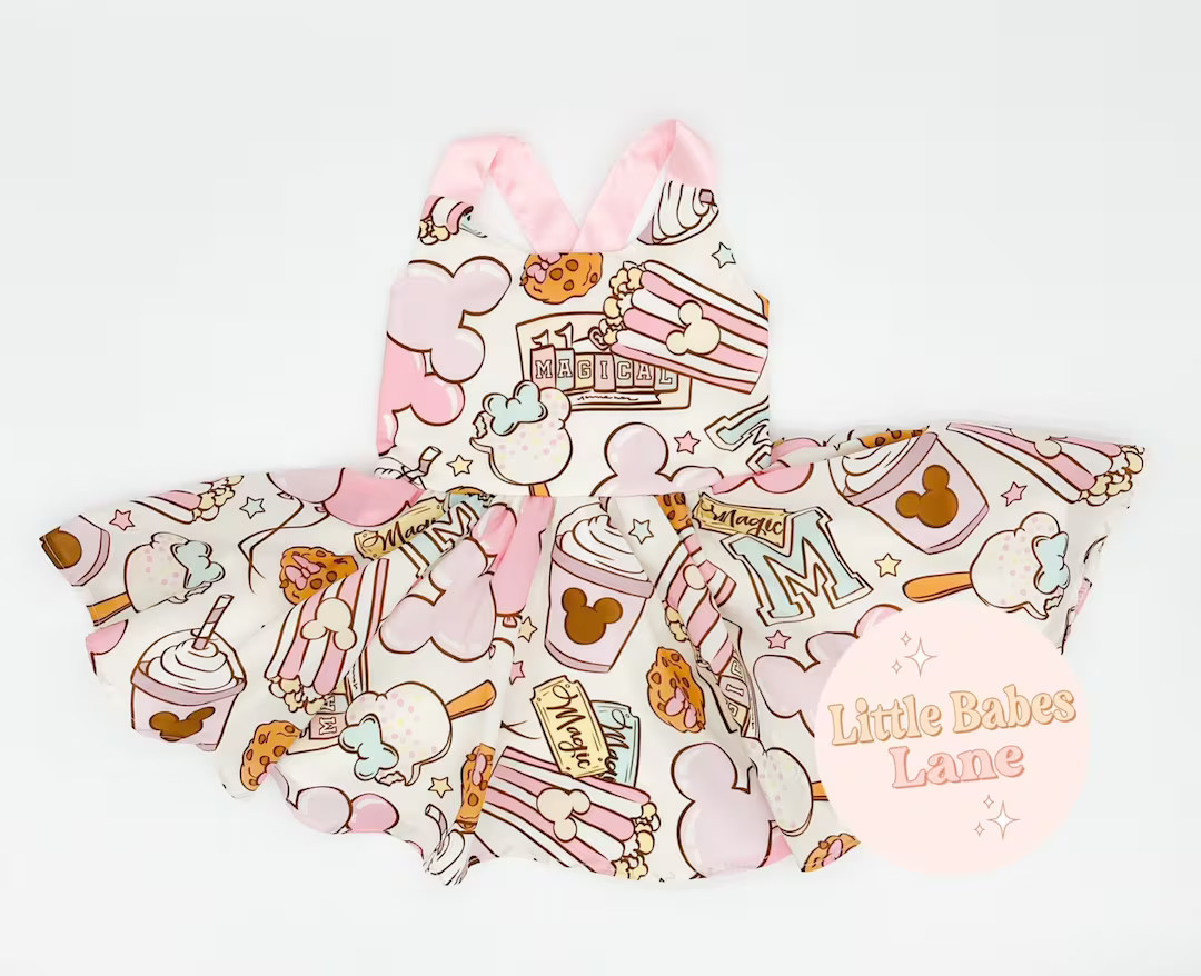 Snack Dressgirls Tutu Dressprincess Dressminnie - Etsy | Etsy (US)