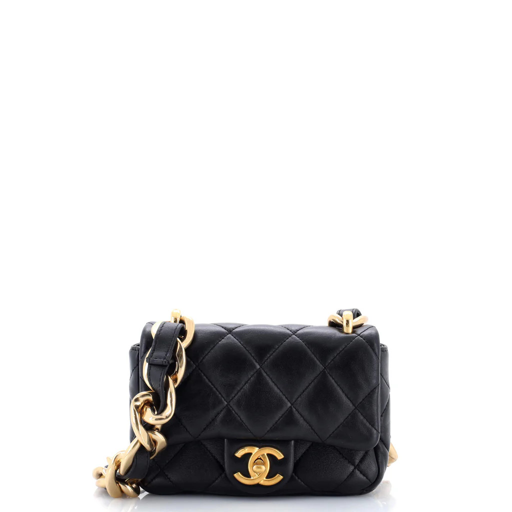 Funky Town Flap Bag Quilted Lambskin Mini | Rebag