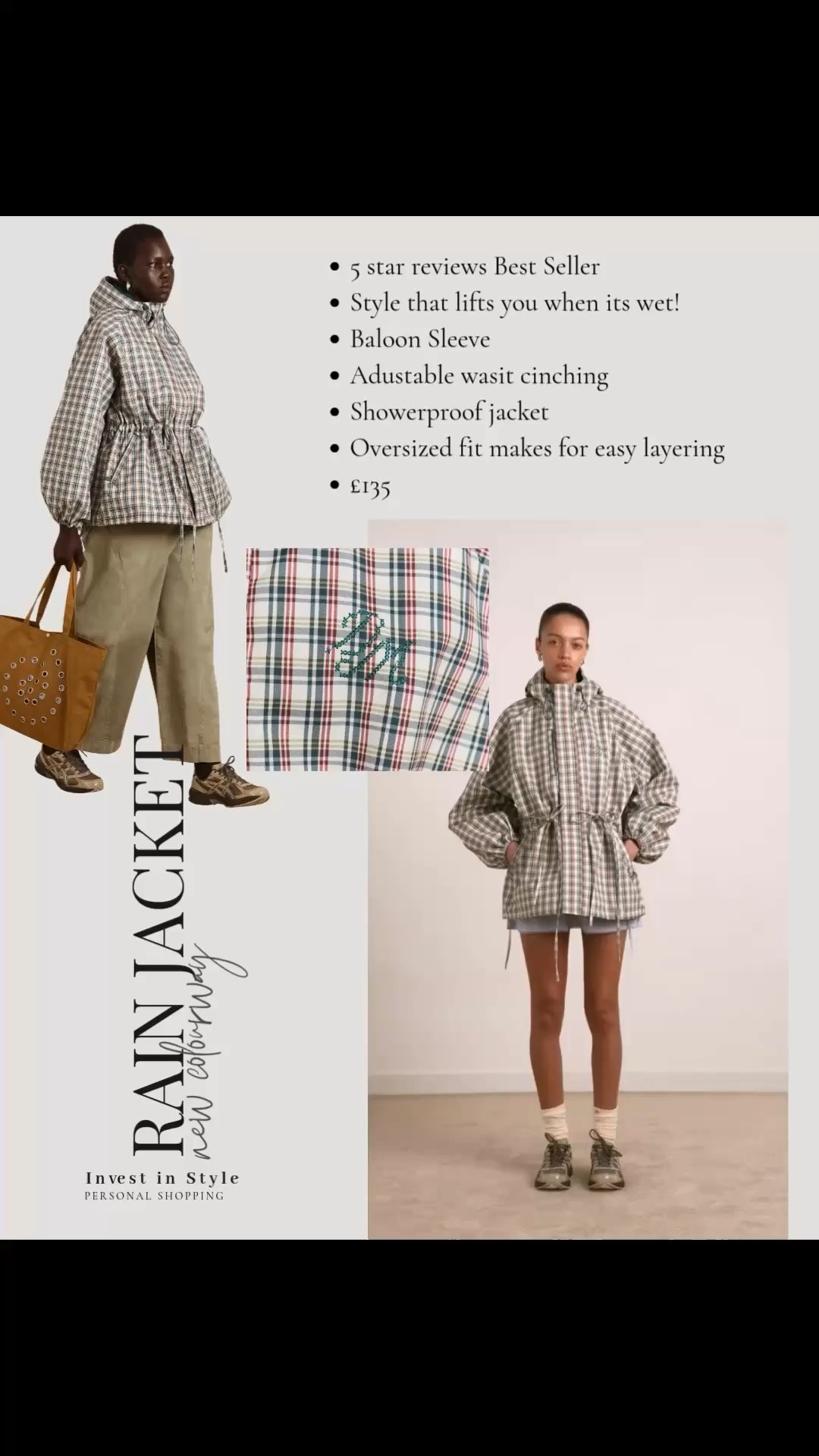 New colourway of our favourite rain jacket - helping to lift a grey day! 

Oversized fit

#LTKsummer #LTKtravel #LTKfamily