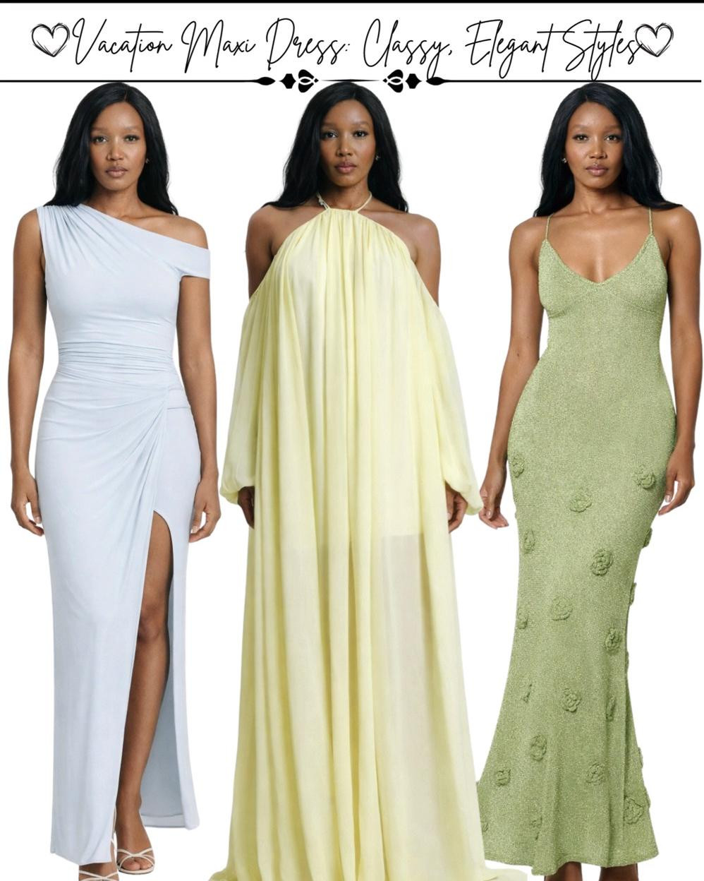 Vacation style is at its best when it feels effortless, and maxi dresses capture that feeling perfectly. While creating this lookbook, I focused on pieces that move beautifully, feel light and comfortable, and still bring that polished, elegant touch that makes a vacation outfit feel special.

What I love about maxi dresses is how naturally they balance comfort and style. They flow with every step, work effortlessly from daytime exploring to sunset dinners, and require very little styling to look put together. The right maxi dress makes packing easier because it instantly creates a complete look.

If your vacation wardrobe leans toward pieces that feel stylish, relaxed, and timeless all at once, these maxi dresses are the kind that make every getaway moment feel just a little more elegant ✨

#vacationmaxidress #resortstyle
#elegantvacationstyle #vacationoutfits
#ltkstyle 

 #LTKMidsize #LTKPetite #LTKPlusSize