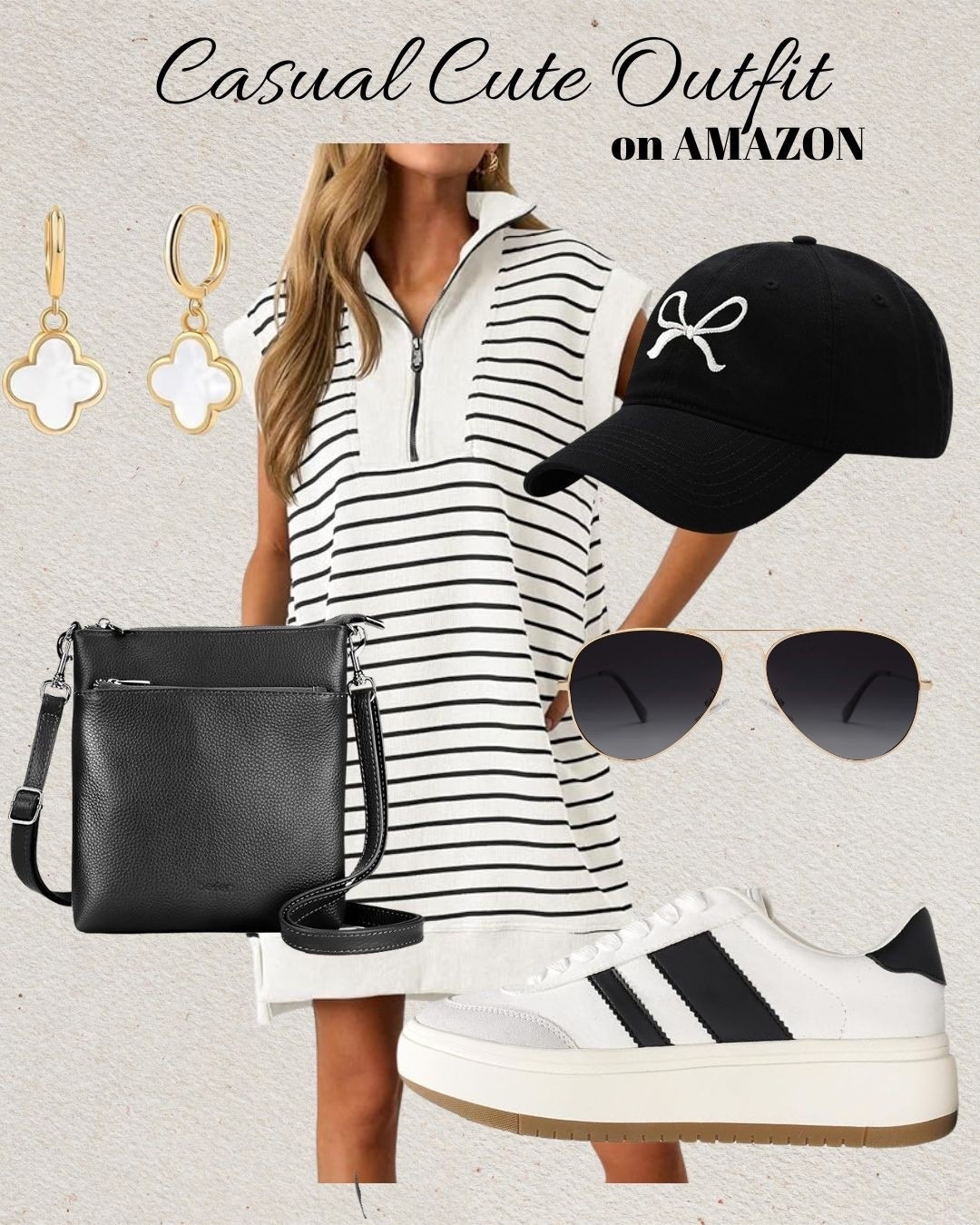 ✨Casual & Cute, Amazon Style✨
This striped quarter-zip dress is giving effortless everyday vibes—perfect for errands, coffee runs, or a casual weekend look. Paired with comfy platform sneakers, a crossbody bag, and dainty accessories for that put-together feel 💁‍♀️🖤
Tap to shop this full Amazon outfit head to toe!

#AmazonFinds #LTKunder50
#CasualOutfit #AmazonFashion #FallOOTD
#WeekendStyle #AmazonOutfit #LTKstyle
#LTKfashion #OutfitInspo #EverydayStyle #FallStyle