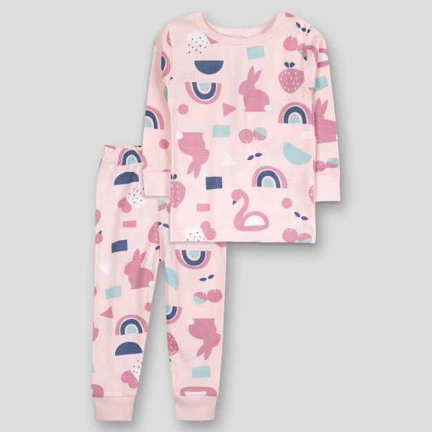 Lamaze Toddler Girls' 2pc Long Sleeve Organic Cotton Snug Fit Pajama Set | Target