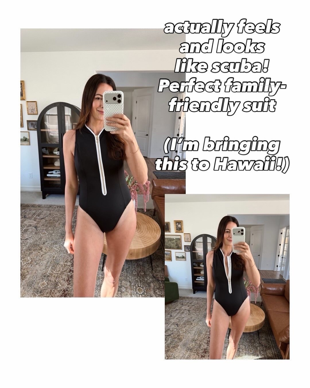 This one piece swimsuit is everything! It has great texture and coverage! 

#LTKmomlife #LTKTall #LTKSwim