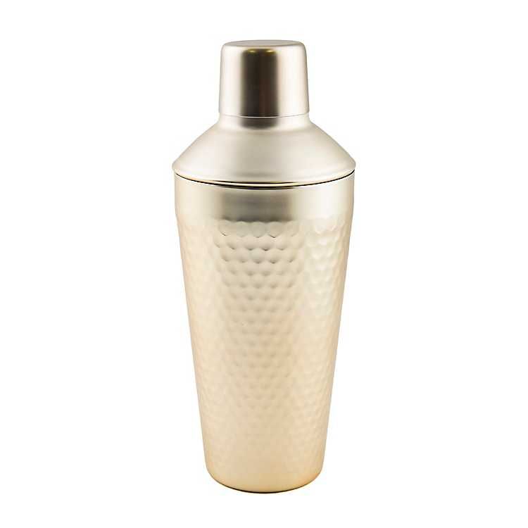 Champagne Faceted Cocktail Shaker | Kirkland's Home
