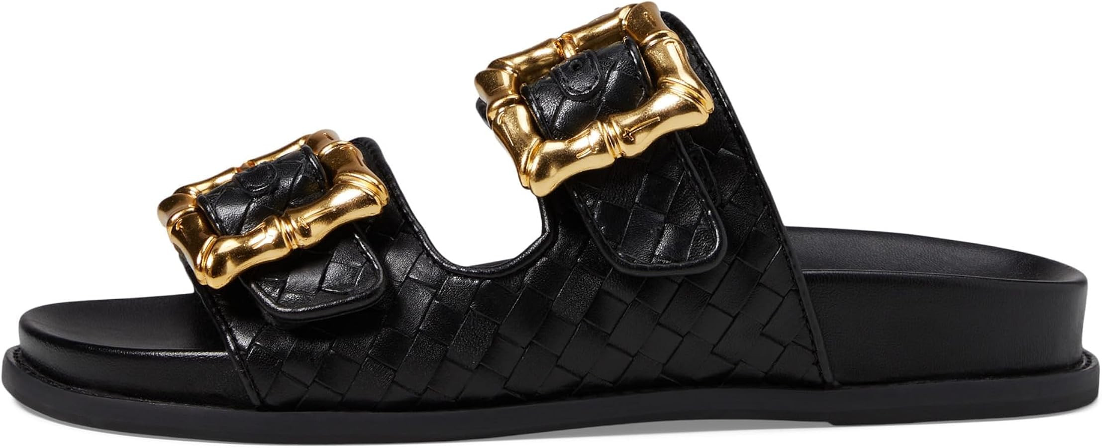 SCHUTZ Women's Enola Woven Flat Sandal | Amazon (US)