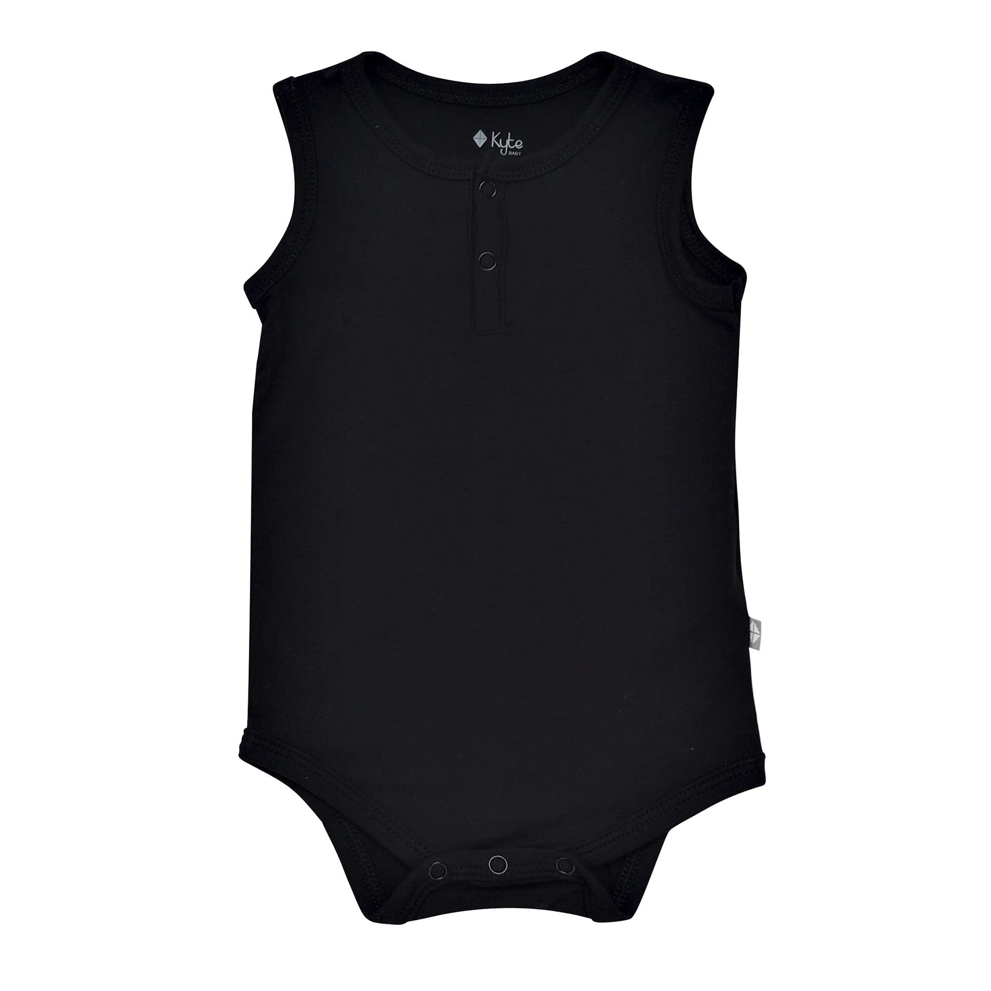 Sleeveless Bodysuit in Midnight | Kyte BABY