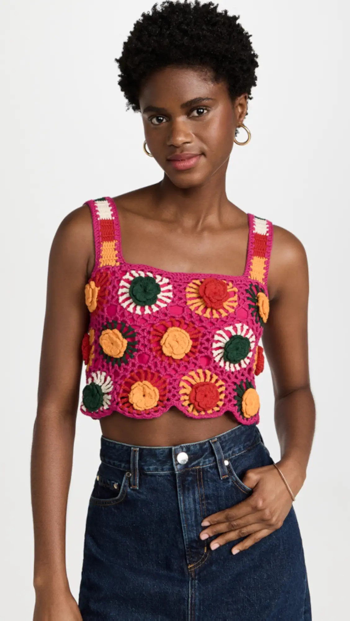 Crochet Flowers Top | Shopbop