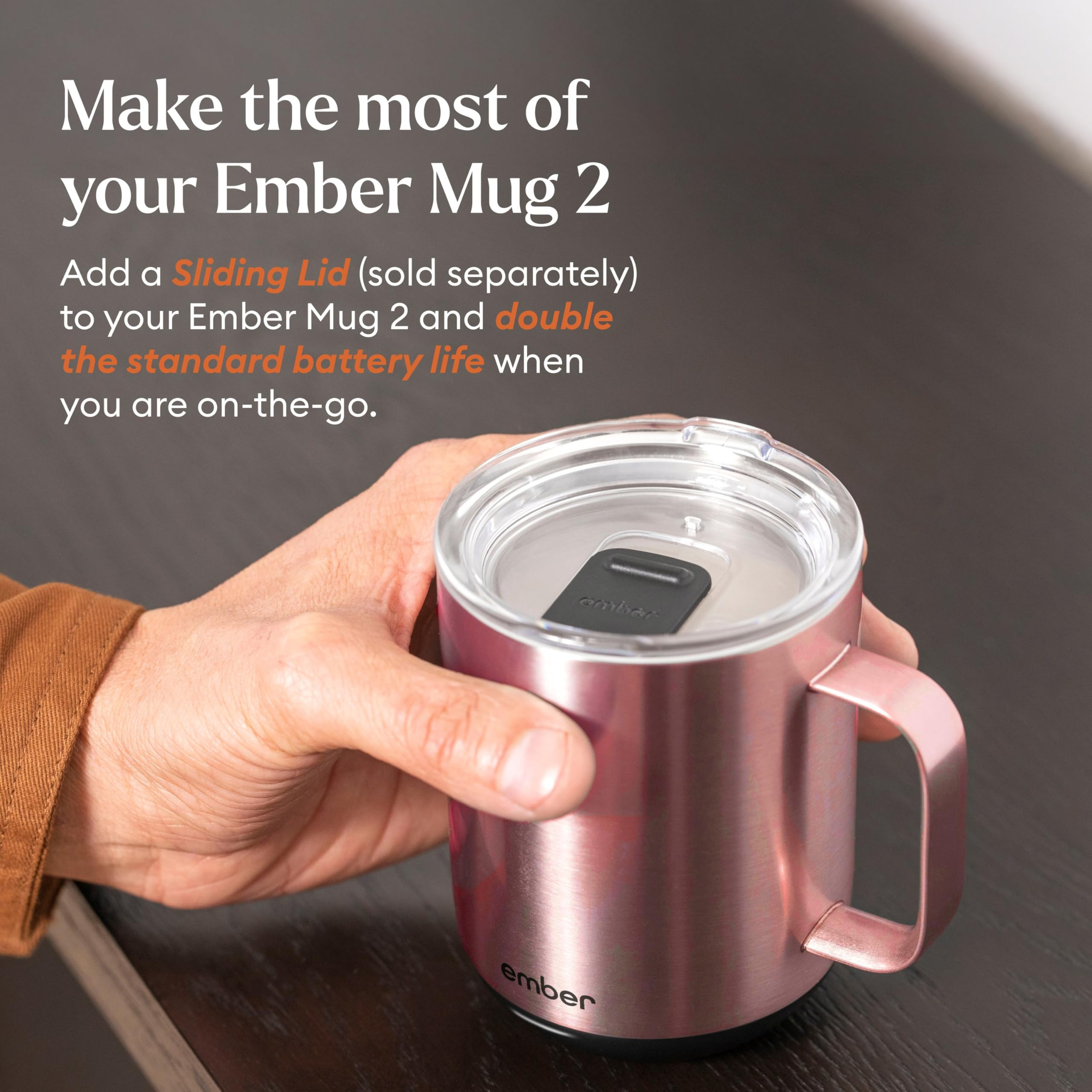 Ember Temperature Control Smart Mug 2, 10 Oz, App-Controlled Heated Coffee Mug with 80 Min Batter... | Amazon (US)
