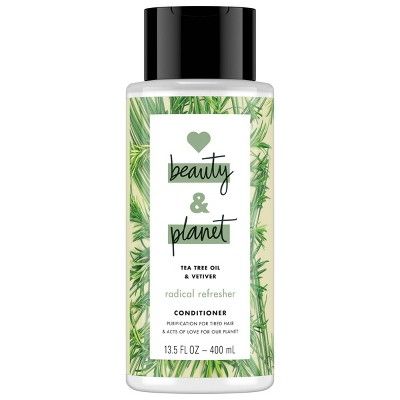 Love Beauty & Planet Tea Tree Oil & Vetiver Radical Refresher Conditioner - 13.5 fl oz | Target