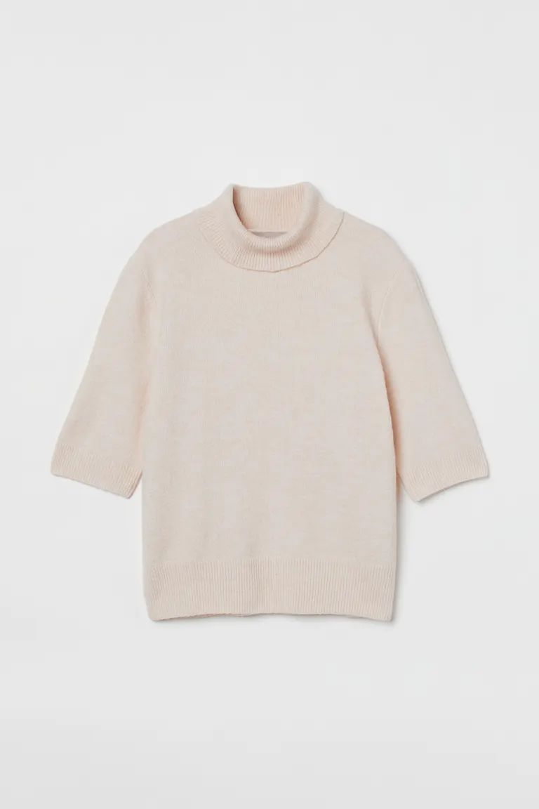 Short-sleeved Turtleneck Top | H&M (US + CA)