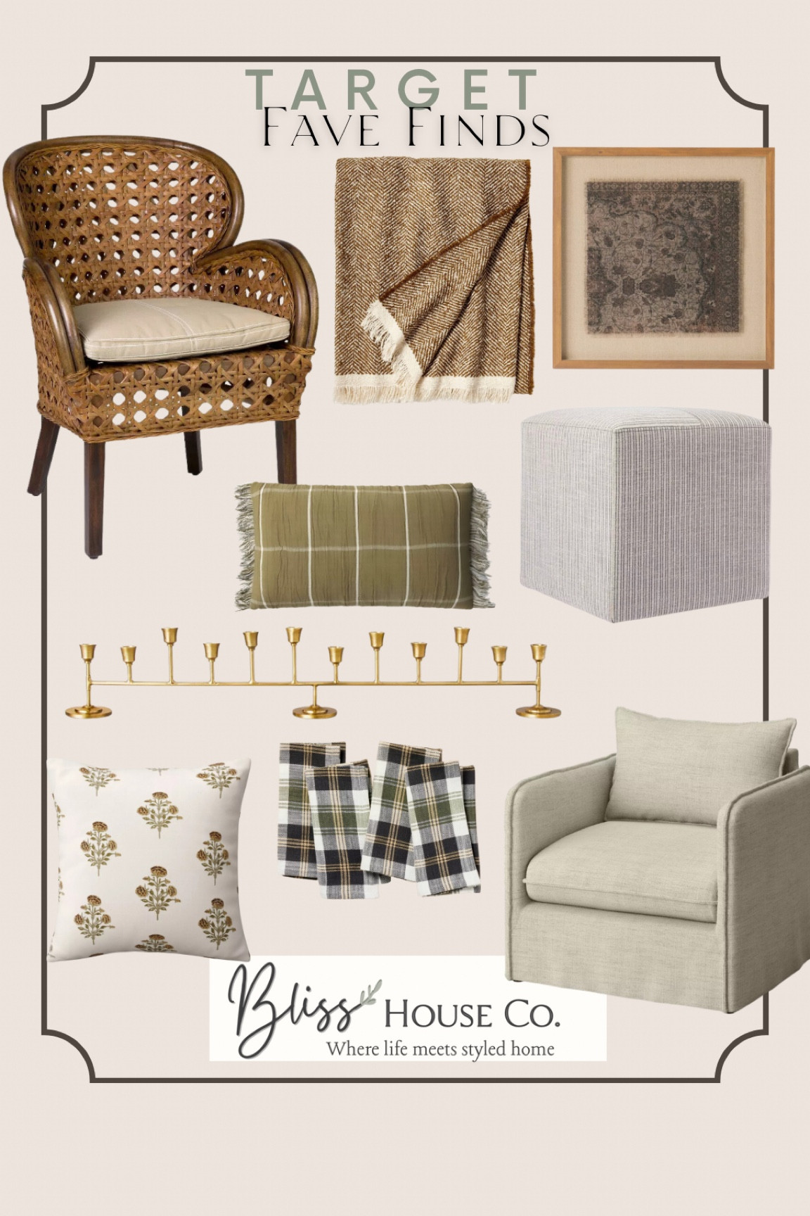 Favorite Target Decor 


Table, affordable, home decor, vase, chair, mirror, art, side table, coffee table, bed, rug, Loloi, dresser, bedroom, living room, dining room, boys room, girls room, desk, desk chair, art work, electronic, prime, Alexa, anthropologie, Target, Walmart, crate and barrel, pottery barn, Kirklands, outdoor living, dining room, living room, digital downloads, bench, patio, furniture, 

#LTKhome #LTKstyletip #LTKFind