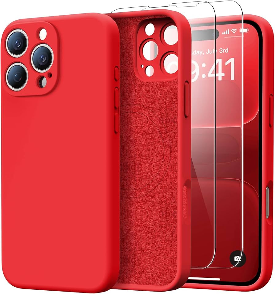 for iPhone 16 Pro Max Case with 2 Screen Protectors - Compatible with Magsafe - Upgraded Camera P... | Amazon (US)