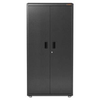 Ready-to-Assemble Steel Freestanding Garage Cabinet in Hammered Granite (36 in. W x 72 in. H x 18... | The Home Depot