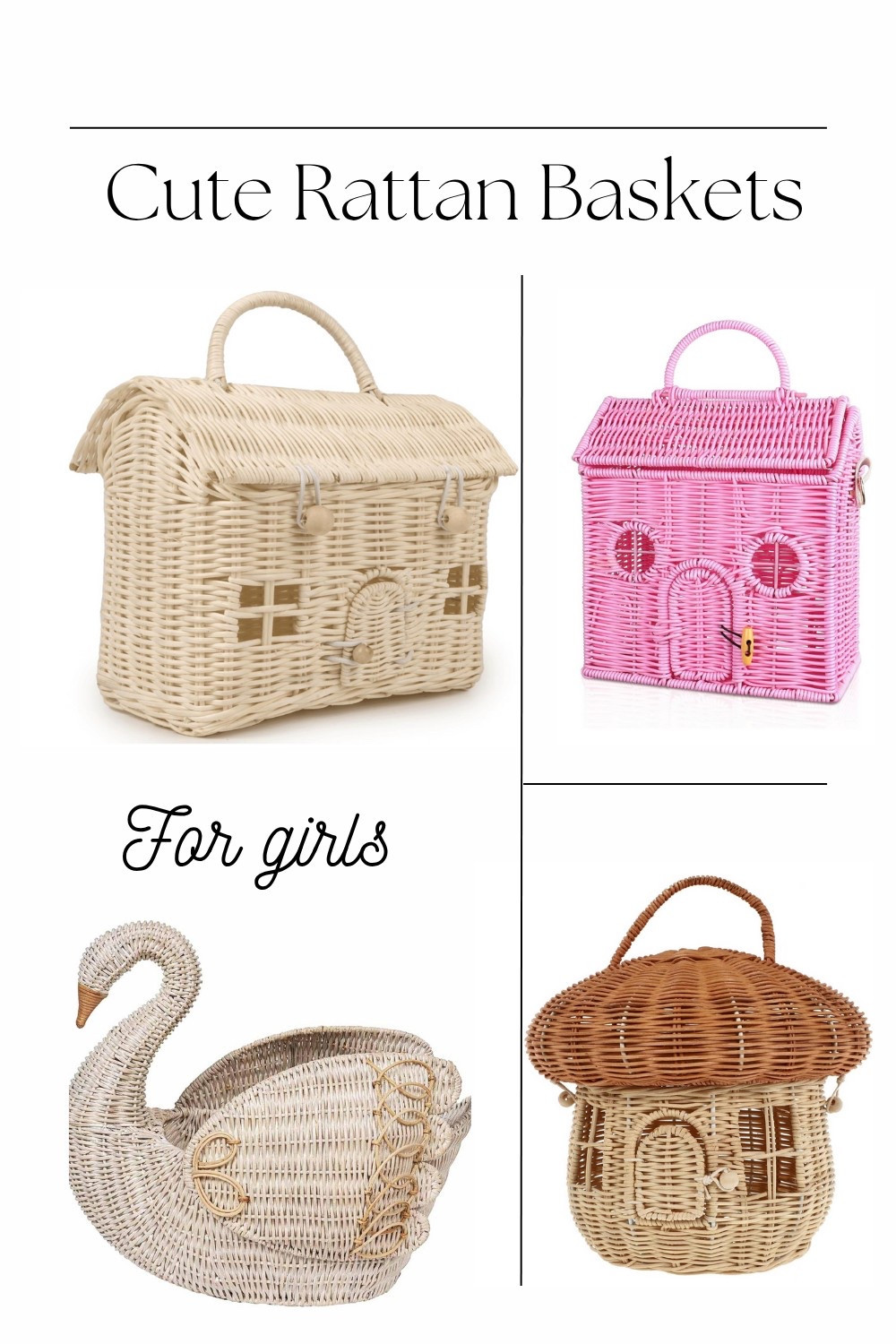 Adorable rattan baskets for your home. 

#LTKFamily #LTKBaby #LTKHome