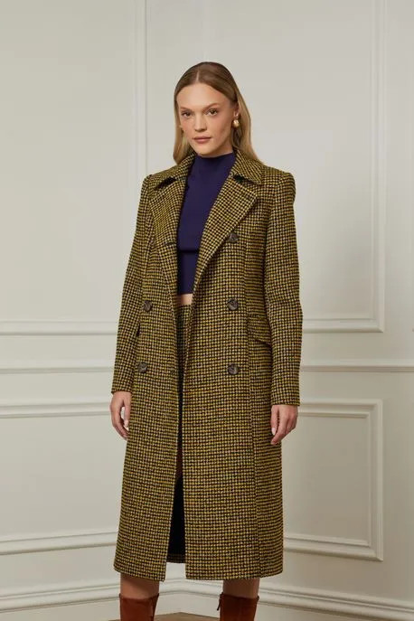 Casaco Longo Pied De Poule | Animale (BR)