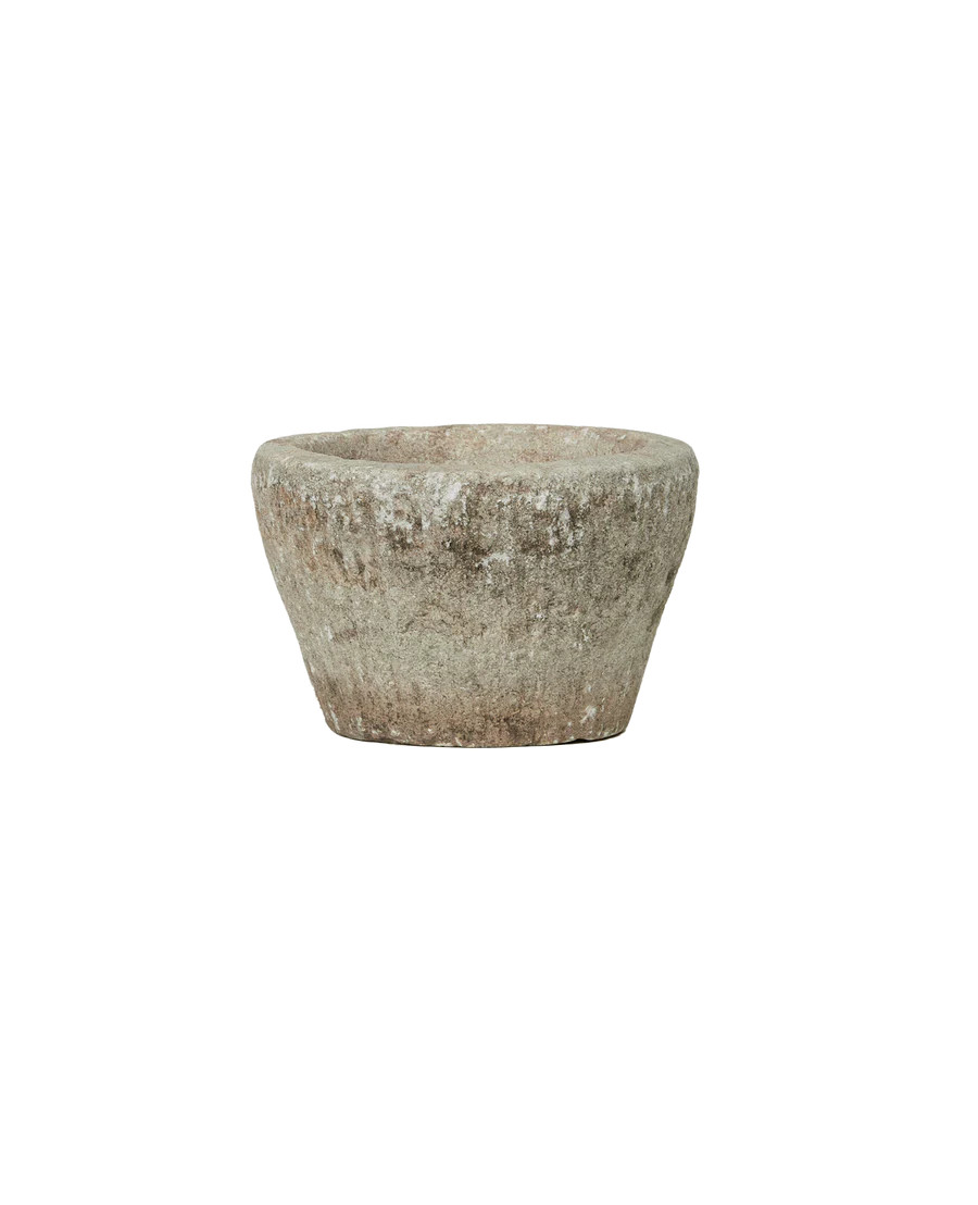 Olive Ateliers Vintage Stone Mortar from China | Olive Ateliers