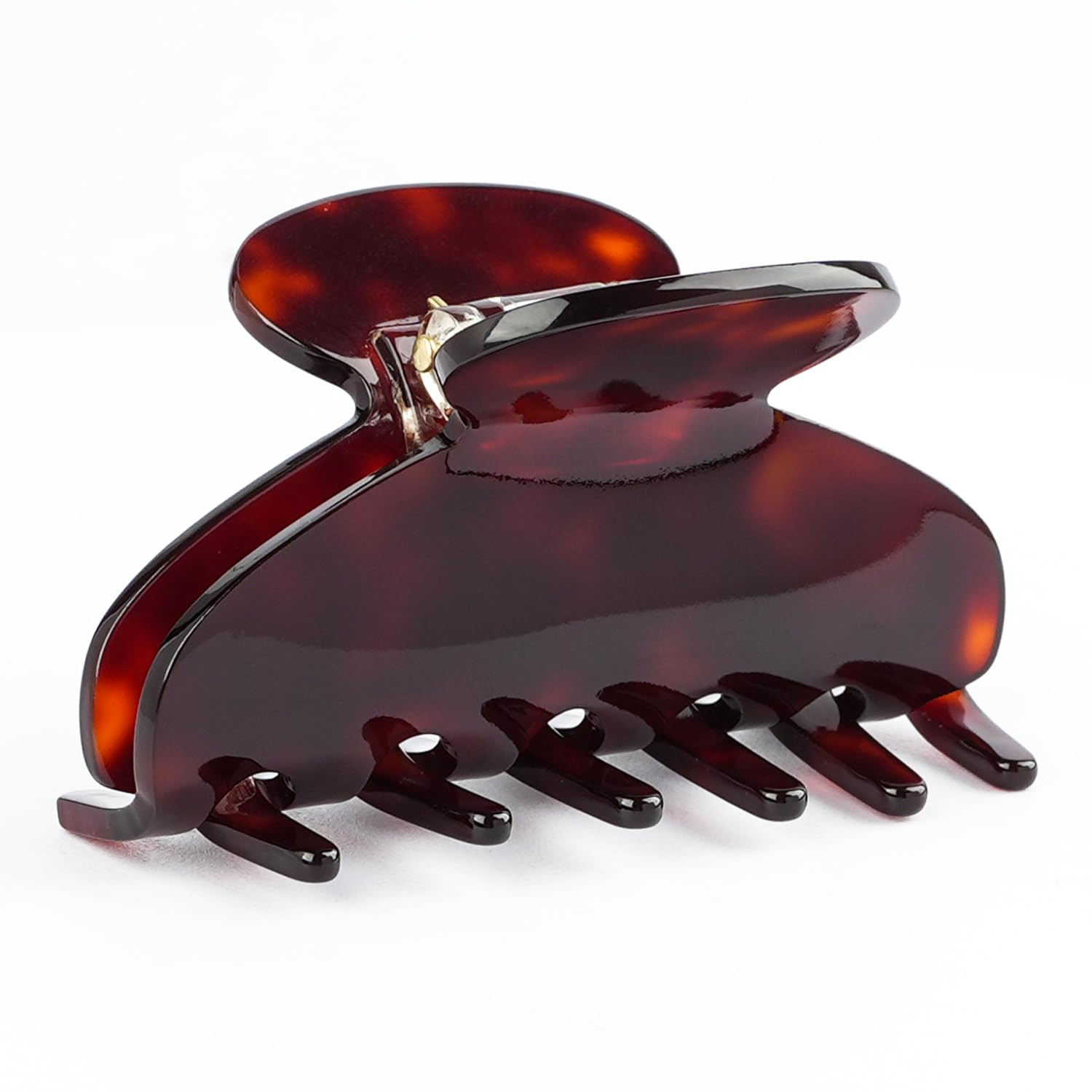 MAORULU Medium Cute Acetate Hair Claw Clip for Women Girls, 3 Inch Tortoise Shell Claw Clips for ... | Amazon (US)