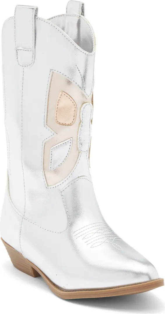 Kids' Cadence Butterfly Western Boot | Nordstrom