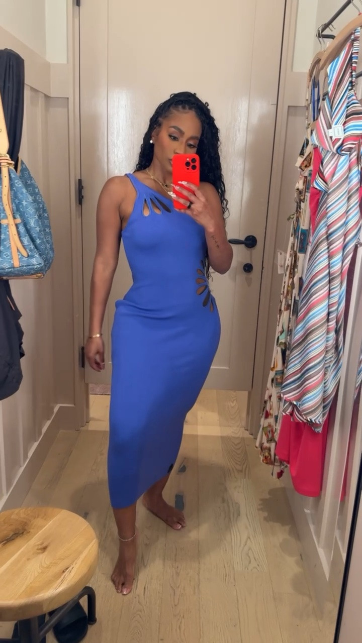 one shoulder cut-out maxi summer dresses find!

#LTKootd #LTKMidsize