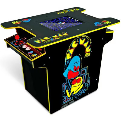 Arcade1Up Pac-Man Head-to-Head Arcade Table, Black Series, 17" Color LCD, 29" Tall - Plug & Play Retro Home Game Machine w/ Dual Joysticks & 12 | Target