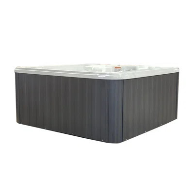 USA Spas Bahama 5-Person Acrylic Rectangular Plug And Play Hot Tub with Ozonator in Gray | Wayfair North America