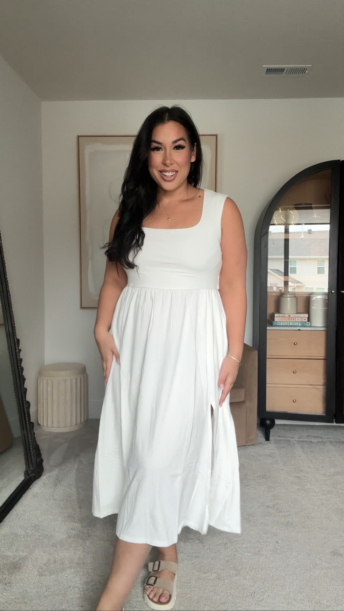 Affordable midsize spring outfit from Target! Wearing size large
-
-
-
spring dress, white poplin skirt, vest top, target fashion, bridal shower dress, baby shower dress, short mini dress, floral dress

#LTKMidsize #LTKStyleTip