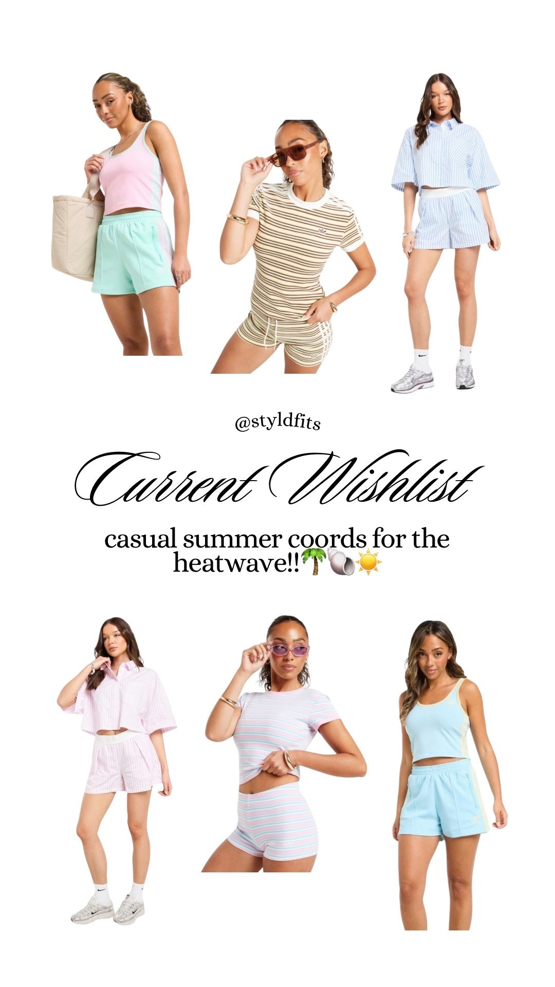 casual coords perfect for the heatwave!!🌴✨

pink blue pastel green sets comfy hot weather summer spring matching set  basic easy outfit inspo stripey striped stripe

#LTKuk #LTKsummer #LTKspring