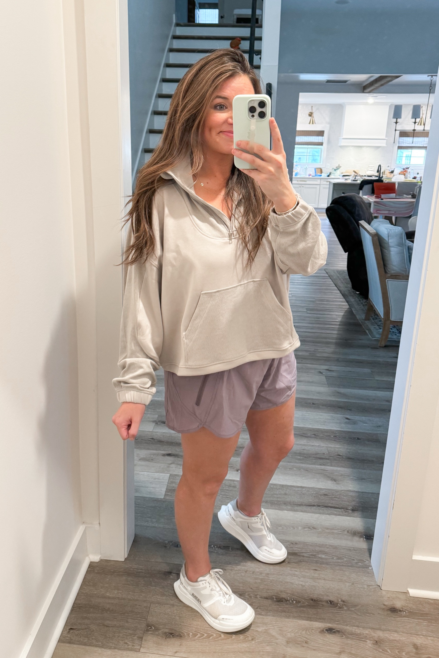 Giving Lululemon on an Amazon budget! This new quarter zip & shorts are SO SOFT, come in several colors, and are under $35! 
Wearing an XL in both  

#LTKShoeCrush #LTKActive #LTKFindsUnder50