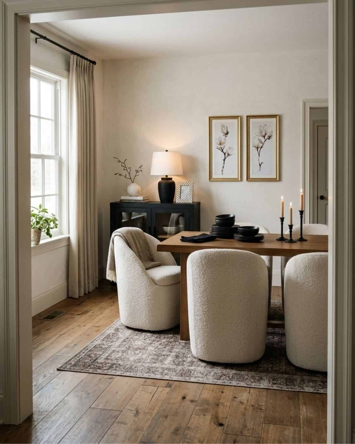 Modern Transitional Dining Room Design

*Note: This is a digital room mockup showcasing product styling ideas from my room design mood board.

#LTKHome