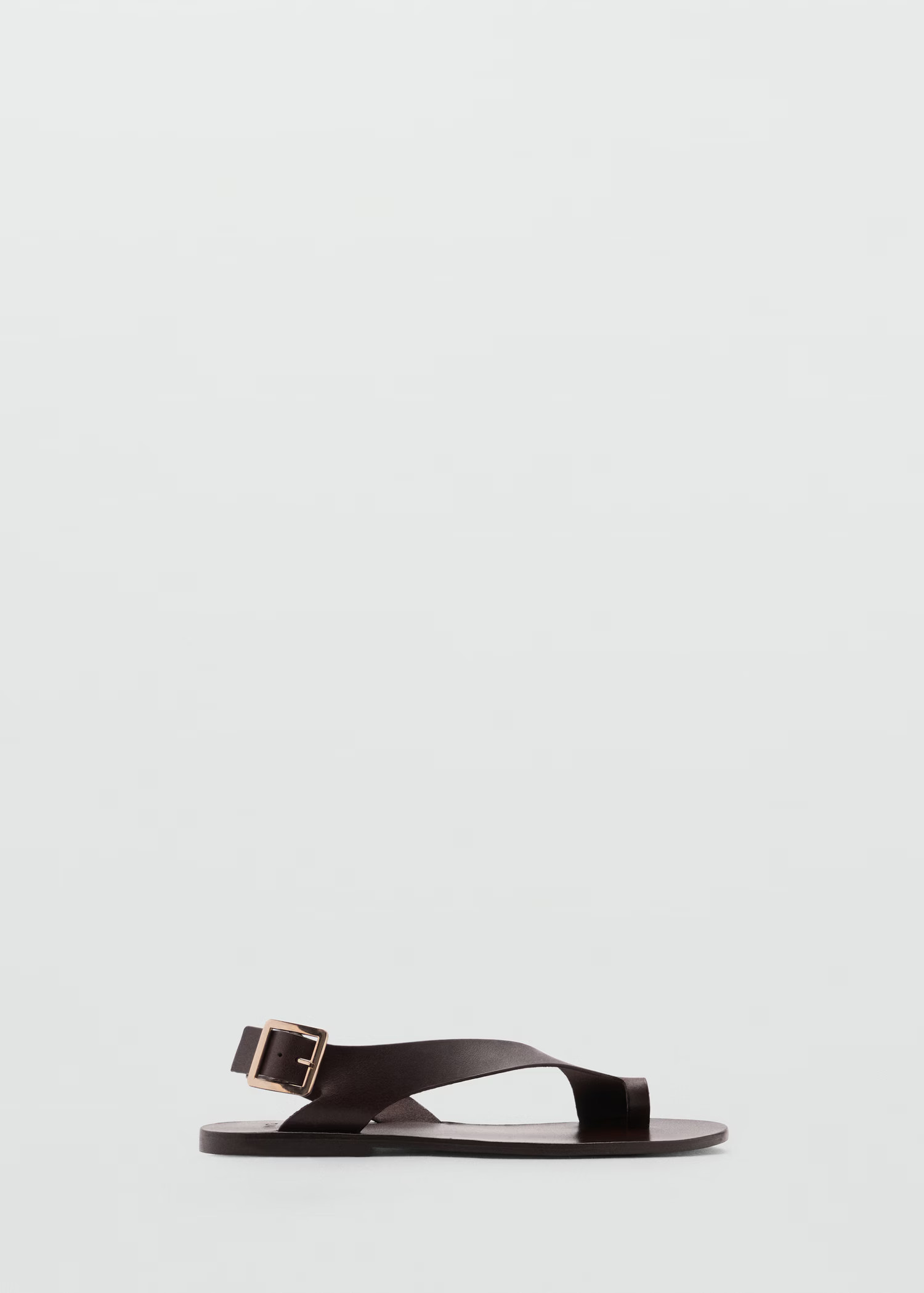 Leather sandals with cross strap - Women | MANGO USA | Mango (US/MX/AU)