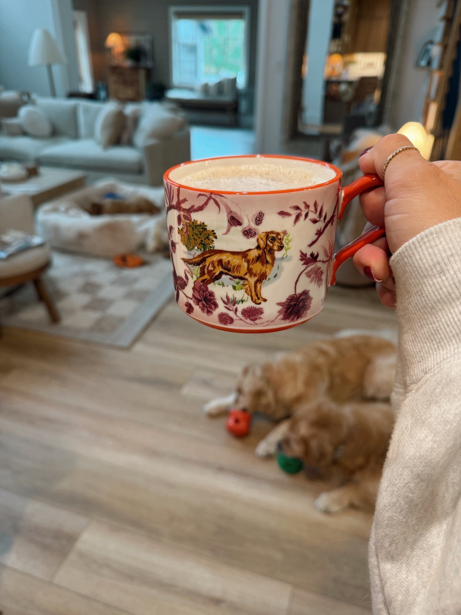 This mug seemed fitting today🙈🌼🐾 the mug is sold out but it IS available in the espresso cup! 🤎☕️

Anthro / golden retriever / dog mom / cute / coffee / Holley Gabrielle 

#LTKHome #LTKKids