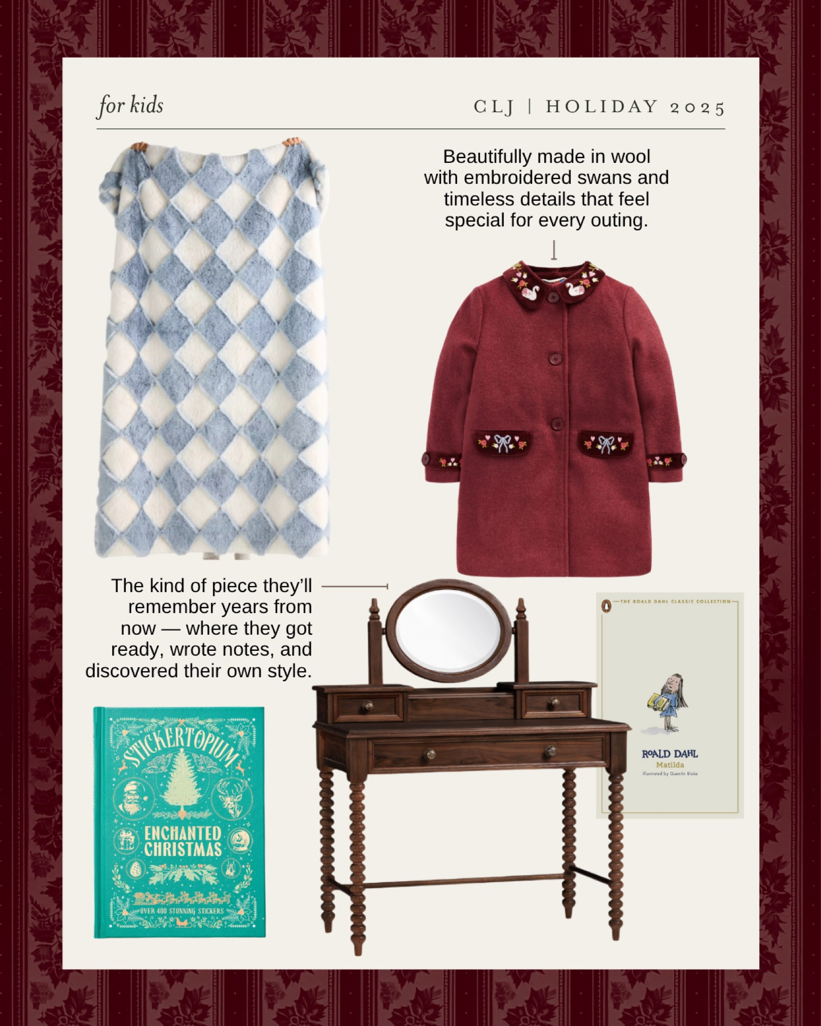 NOW LIVE ON chrislovesjulia.com/giftshop: The best gifts for kids are the ones that get played with, loved hard, and maybe even passed down one day.
Our picks are sweet, sturdy, and full of heart — just like the kids you’re shopping for.
:gift: Explore the full kids’ gift guide on chrislovesjulia.com.#LTKkids

#LTKSeasonal