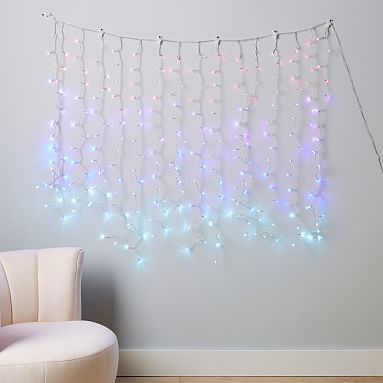 Ombre Purple Waterfall String Lights | Pottery Barn Teen
