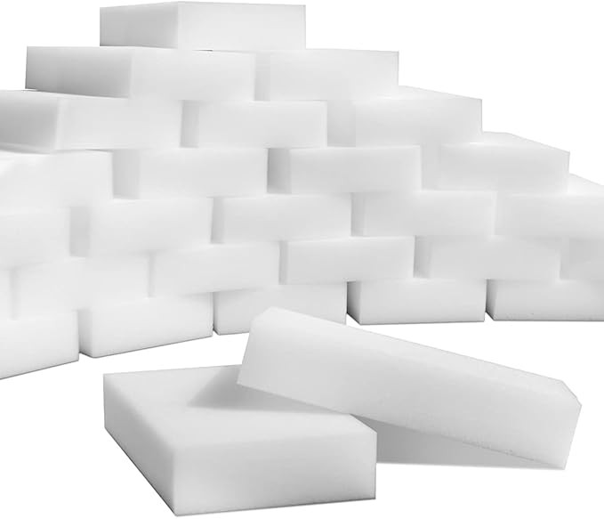 SmilePowo 100 Pack Magic Cleaning Sponges Eraser,Multi-Functional Premium Melamine Sponge Foam Cl... | Amazon (US)