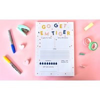 Motivational A4 Notepad // Motivation List Pad, Affirmation Notepad, Colourful Stationery, Desk Habi | Etsy (US)