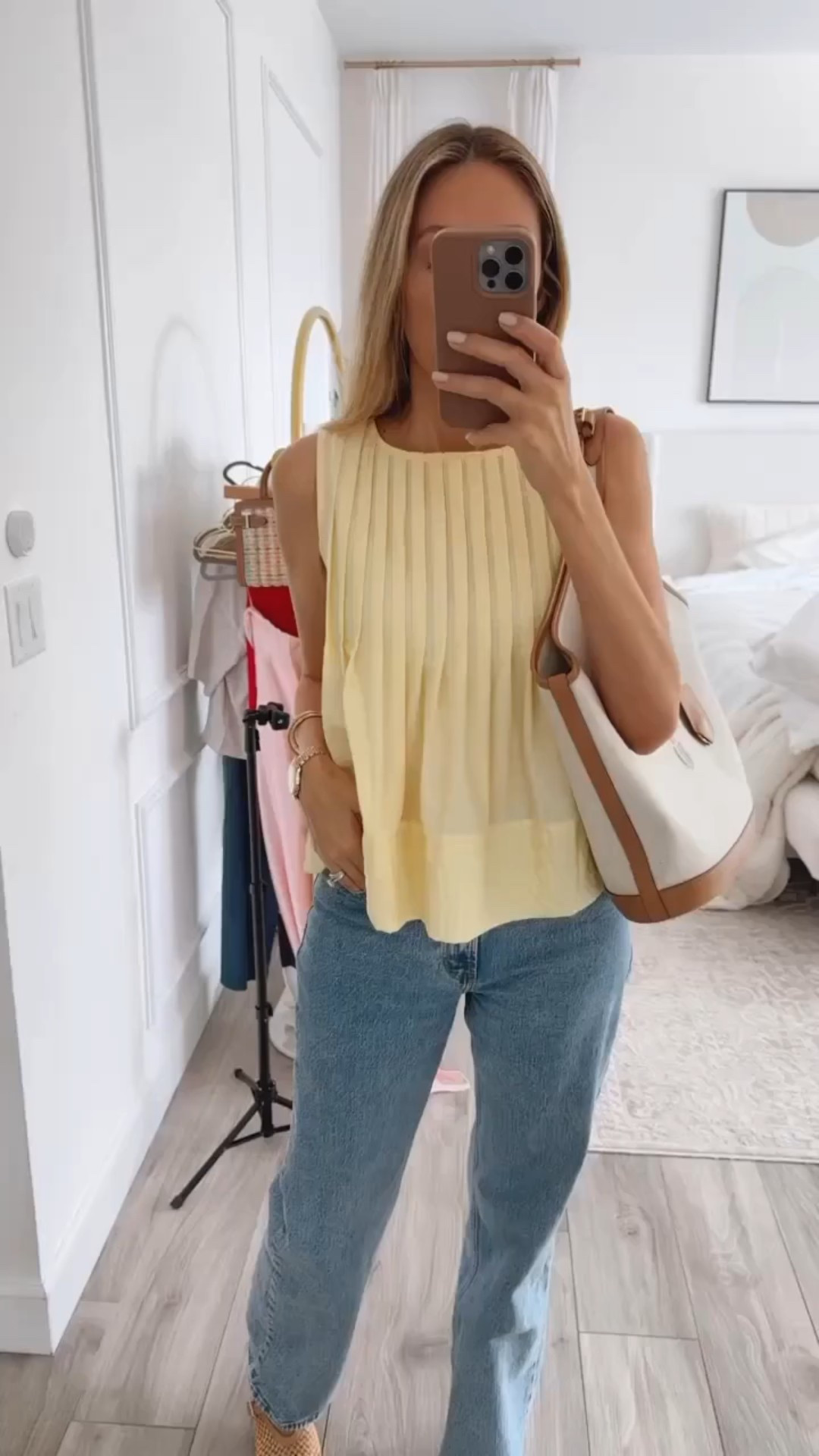 Adorable casual outfit that it’s perfect for spring and summer 
Amazon butter yellow top 
ADORABLE! Runs tts . Wearing a size small




#LTKSeasonal #LTKU #LTKootd