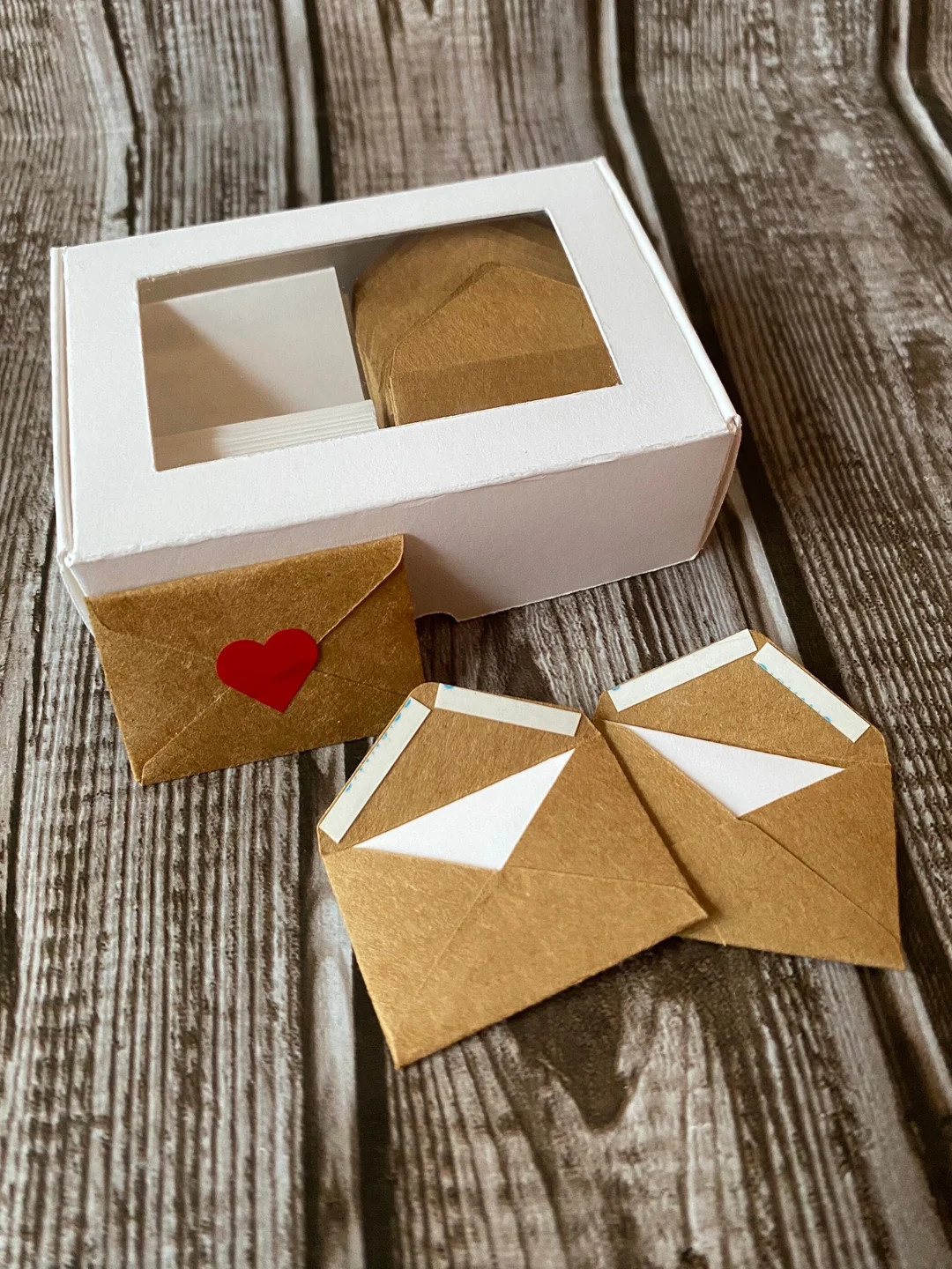 Teeny Tiny Love Notes Self Sealing 1.5x1in 15 Envelopes per Box see Description for Details - Ets... | Etsy (US)