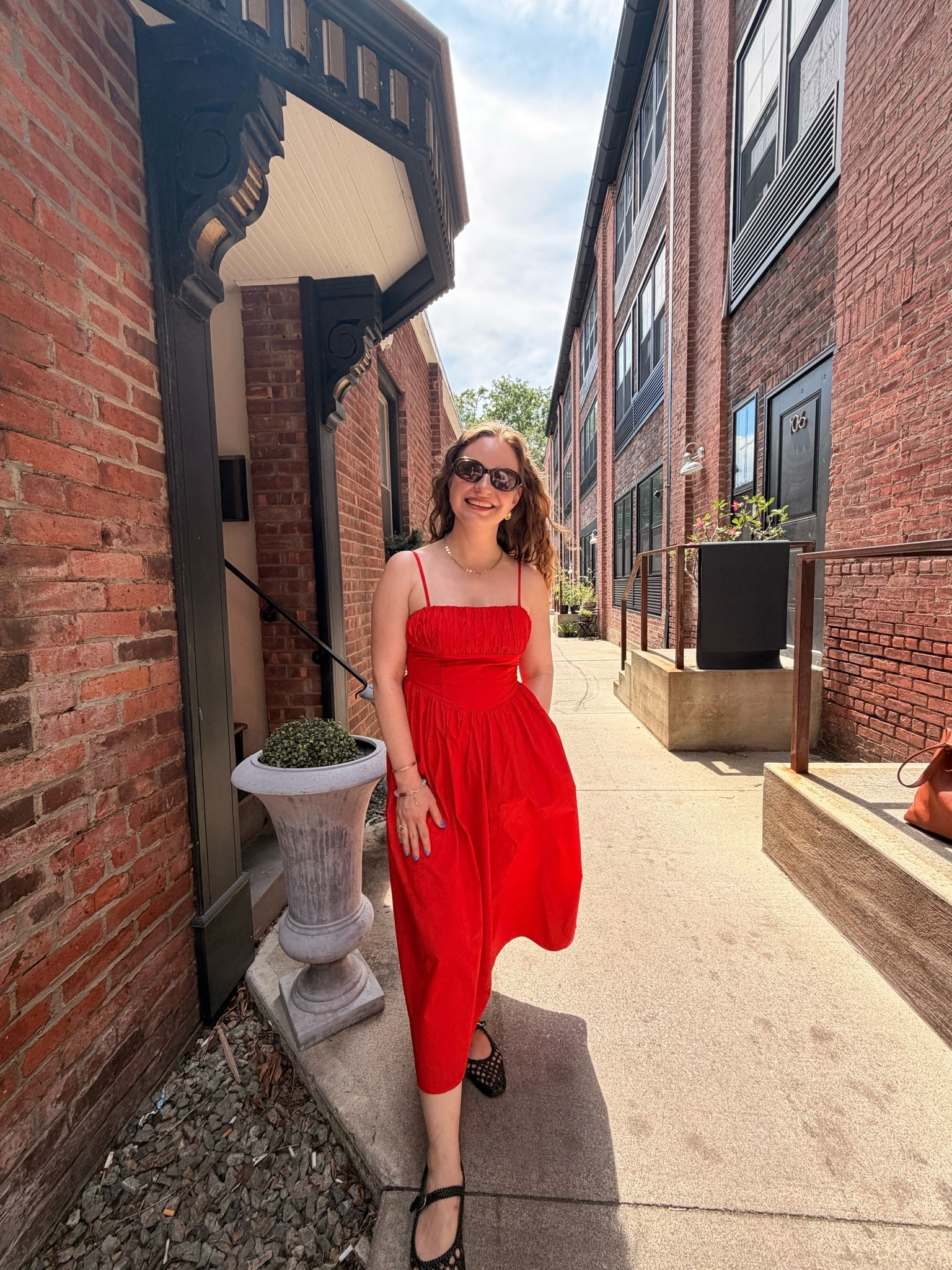 Loved my 4th of July look this year and loving all the tomato red everywhere! I’m calling it the color of the summer! This dress comes in regular and petite lengths. I’m wearing a 2 Petite.

#LTKootd #LTKSeasonal