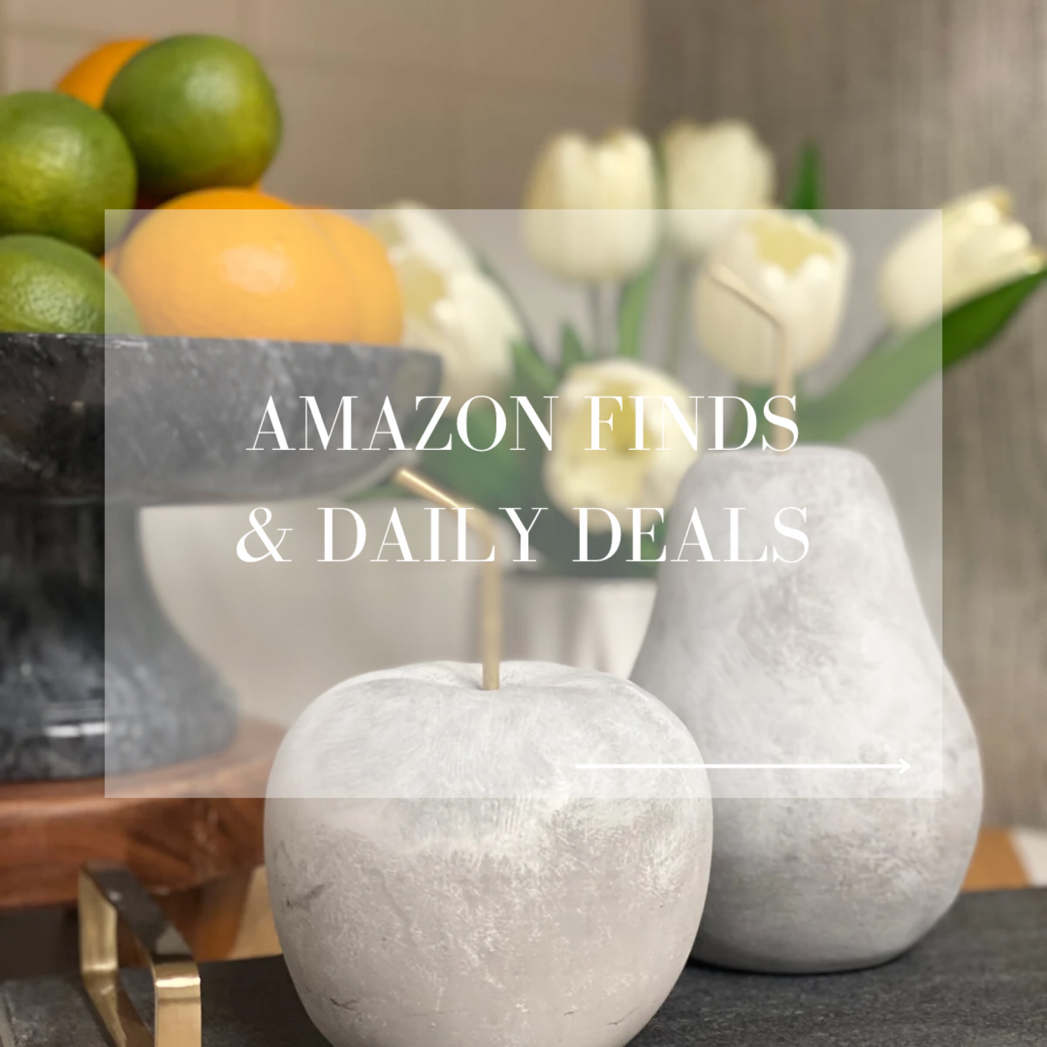 Cement pear & apple home decor 

#LTKunder50 #LTKhome