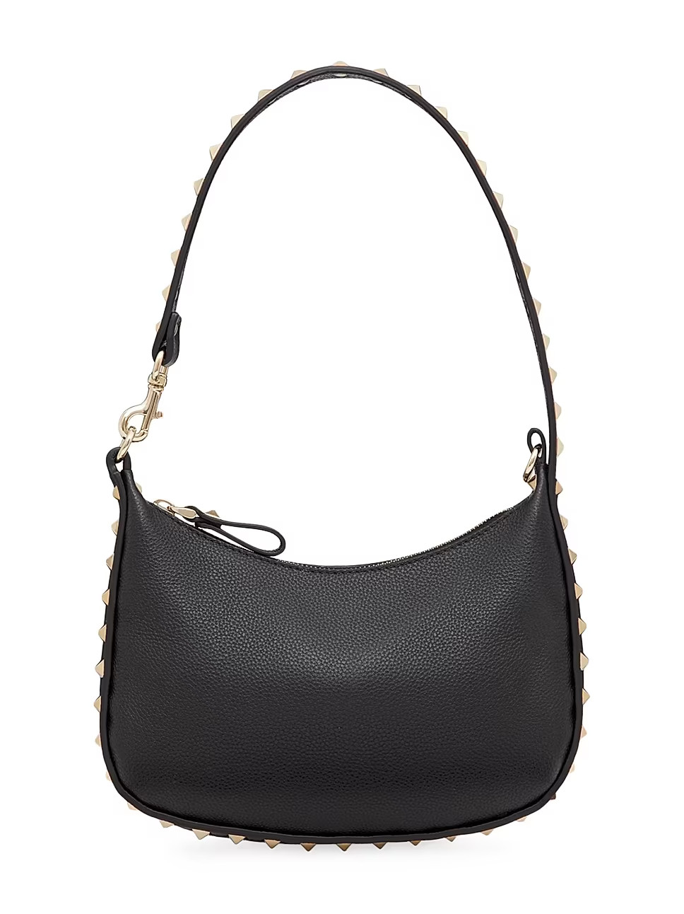 Mini Rockstud Hobo Bag In Grainy Calfskin | Saks Fifth Avenue