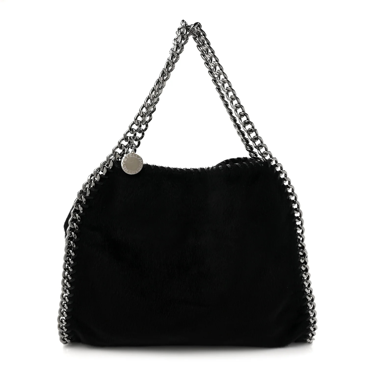 Faux Pony Hair Falabella Tote Black | FASHIONPHILE (US)