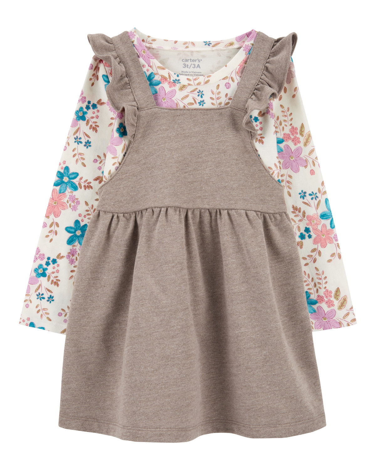 Toddler 2-Piece Floral Tee & Flutter Dress Set | Carter's Inc