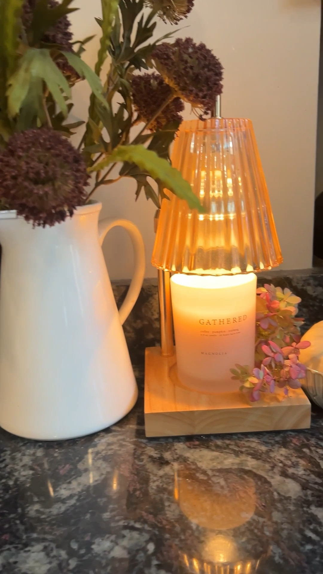 For those of you solidly still enjoying fall but also loving the plum brown trend- sharing my favorite flowers and scent from my trip to Magnolia in Waco Tx last year!  They still stock these bc they are so good! Click on the yellow and the brown is available - this scent is everything home! it is my year round candle in my kitchen and lasts forever bc of the candle warmer!  so so good!!! 

#LTKHome #LTKFindsUnder50 #LTKSeasonal