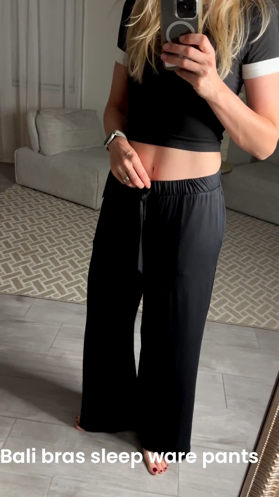 Bali bras sleep ware pants, I am wearing size S