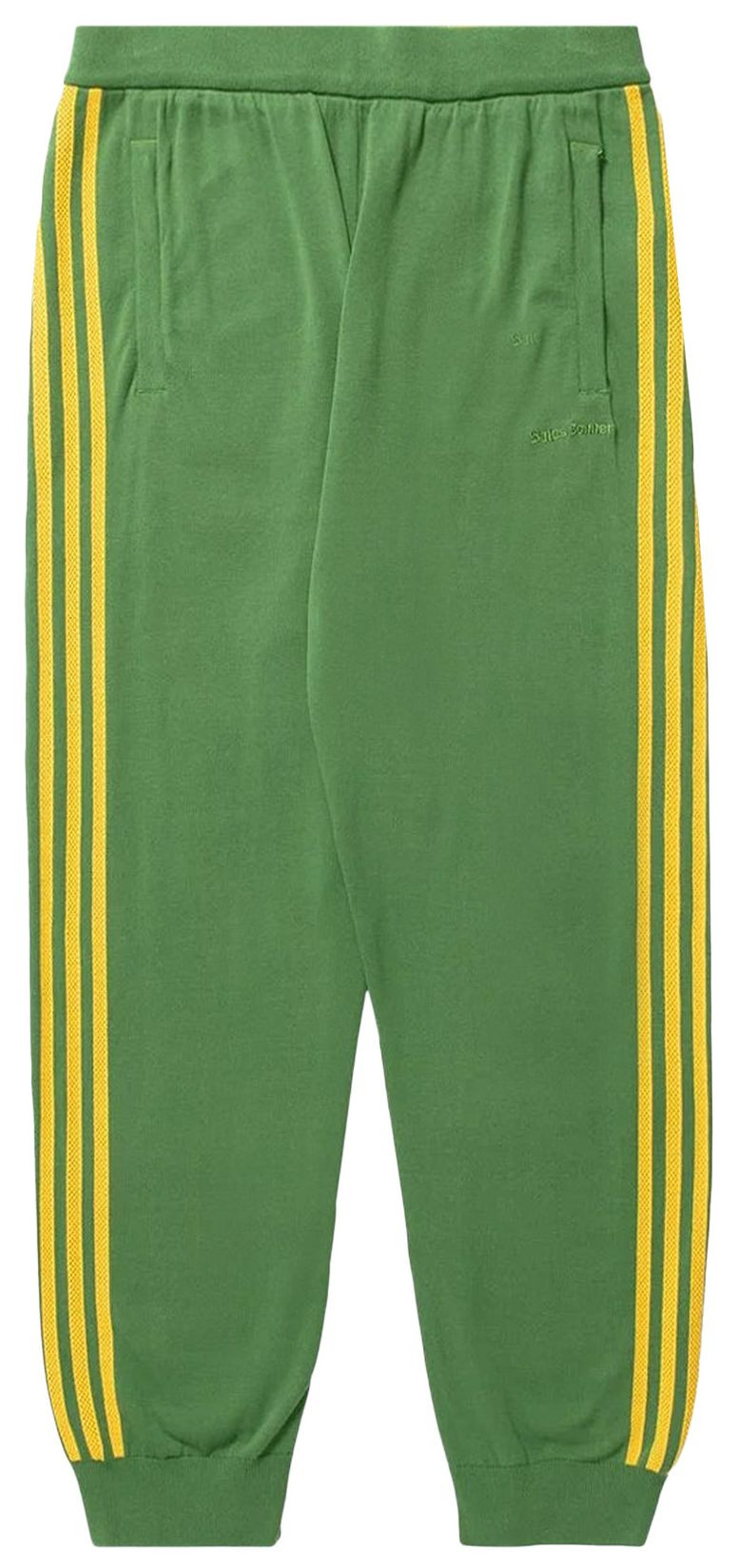 adidas x Wales Bonner New Knit Track Pants 'Gold/Green' | GOAT