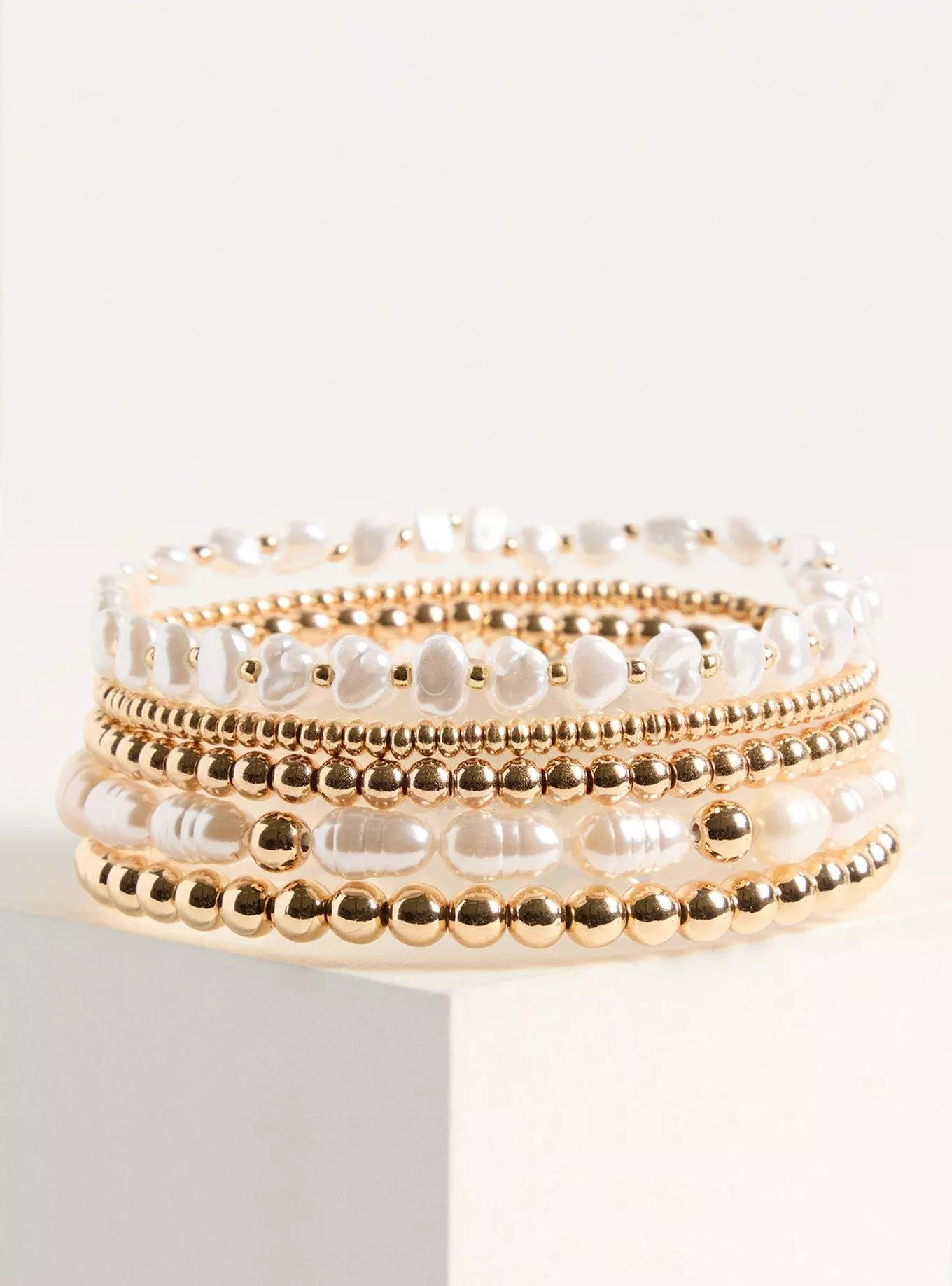 Pearl Stretch Bracelet Set | Torrid (US & Canada)