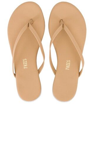 TKEES Lily Faux Leather Flip Flop in Matte Sunkissed from Revolve.com | Revolve Clothing (Global)
