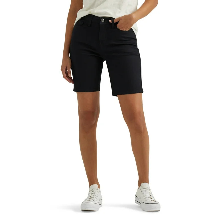 Lee Women's Mid Rise Cuffed Bermuda Shorts | Walmart (US)